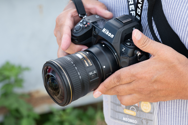 Fマウントの魚眼レンズをマウントアダプター経由で使う参加者も