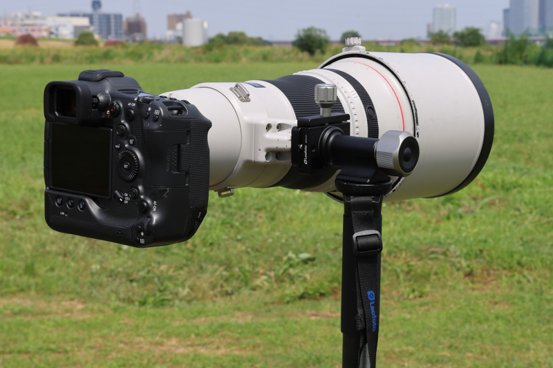 MPG-01に超望遠レンズをセット