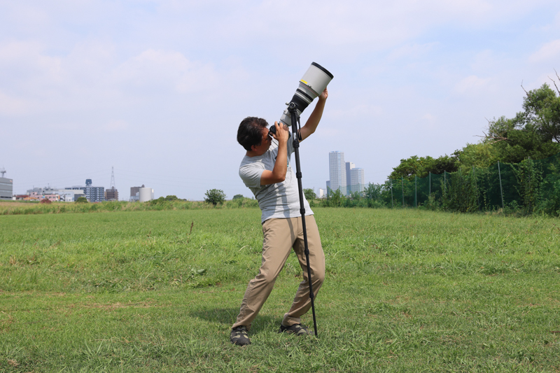 MPG-01のおかげで安定して飛行機を追い続けられた