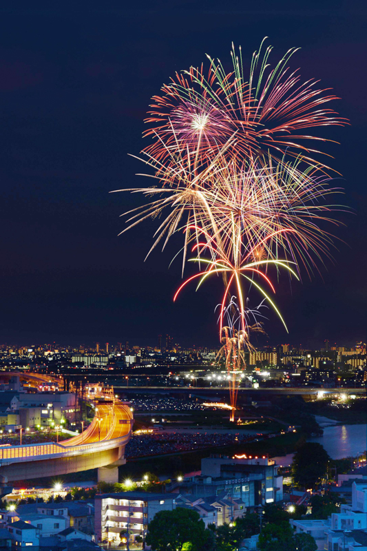 2017年の猪名川花火大会