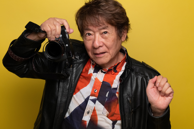 ハービー・山口（写真家）ハービーさんはこの写真を気に入ってくれて会期中に何度も会場に足を運んでくれた。ハービーさん、ありがとうございました