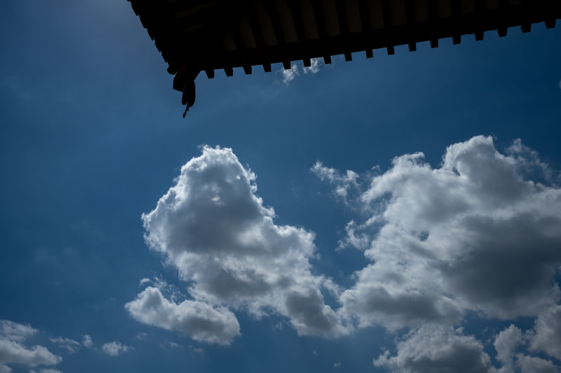 マニュアル露出にして意図的にアンダーな露光にしてみました。シャッターダイヤルも絞りも常に見えるところにあると工夫はしたくなるものです。<br>FUJIFILM X100V／マニュアル露出（F13・1/2,000秒）／ISO 400