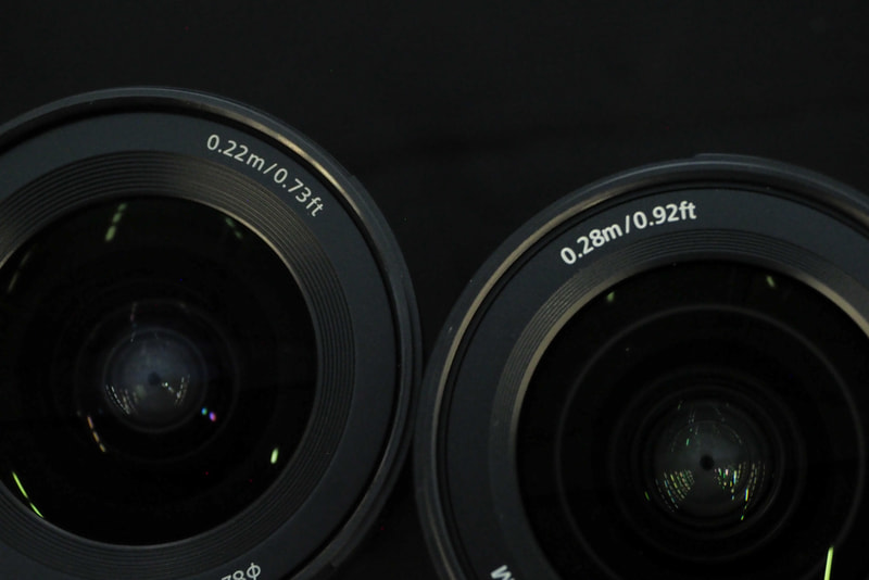 最短撮影距離は、従来機の0.28mから0.22m（いずれもズーム全域で）に短縮された