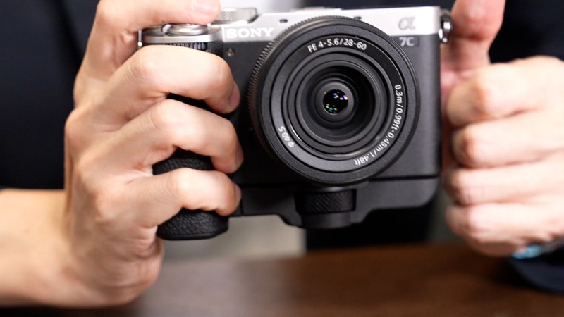 GP-X2を装着した様子