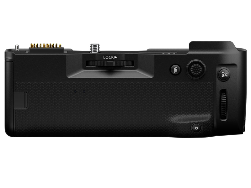 縦位置バッテリーグリップ「VG-GFX II」。バッテリー2個の装填に対応する