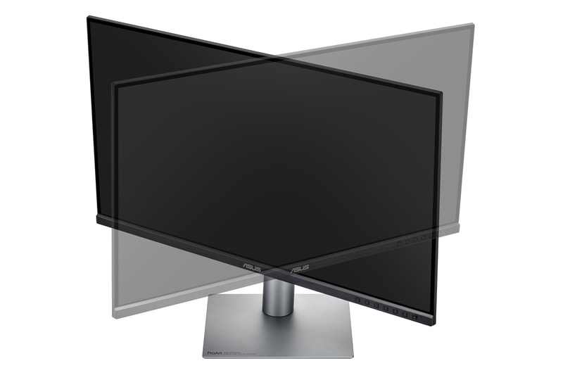 上23°～下5°、左右は30°の角度調整が可能なほか、高さも13cmの範囲で調整できる