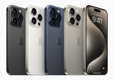 ジャンク】iPhone15 Pro 256GB 外装傷 カメラ割れ有 アップル、チタン