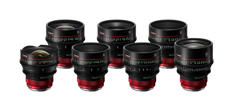 RFマウントを採用する「PRIME Lens」シリーズ7機種