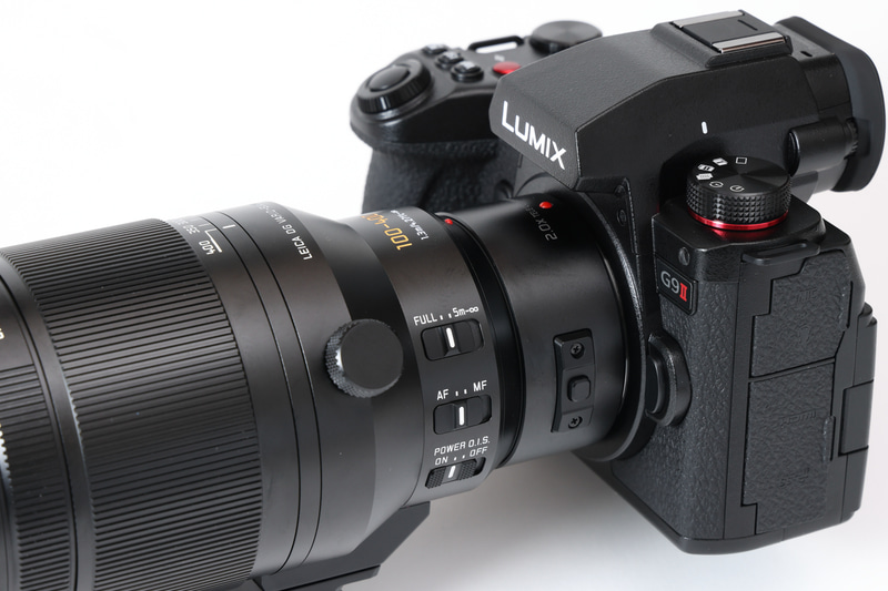 LEICA DG VARIO-ELMAR 100-400mm / F4.0-6.3 II ASPH. / POWER O.I.Sに装着