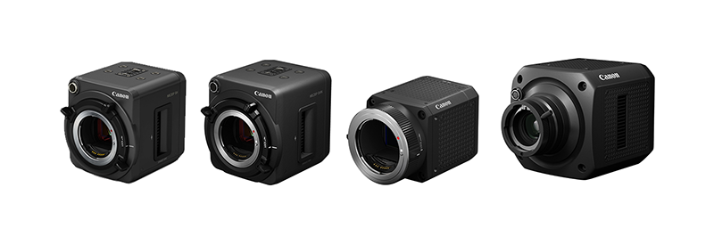 対応する超高感度カメラシリーズ（左からME20F-SH／ME20F-SHN／ML-105 EF／MS-500）