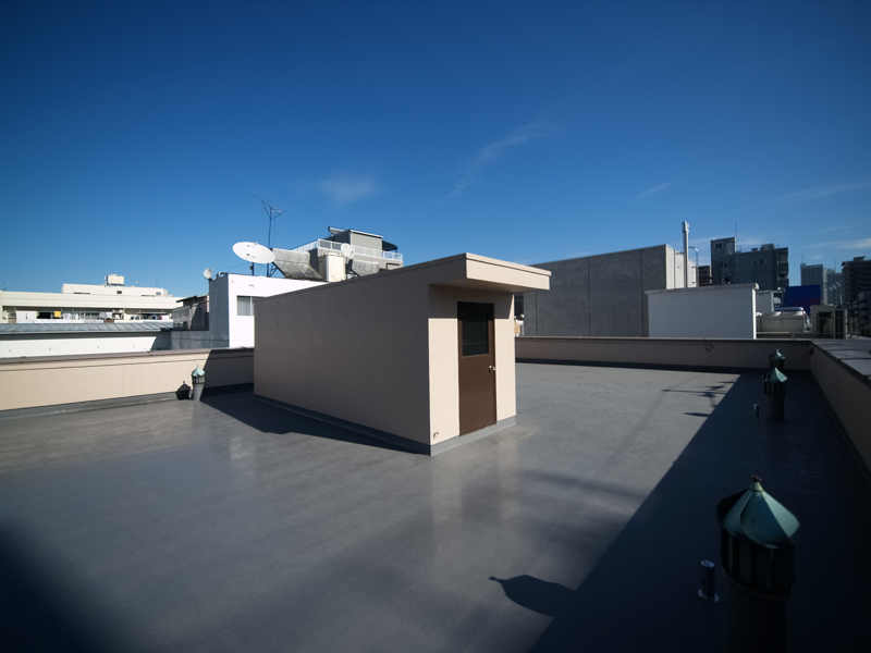 天気が良いと屋上がとても気持ちいい（2006年11月撮影）