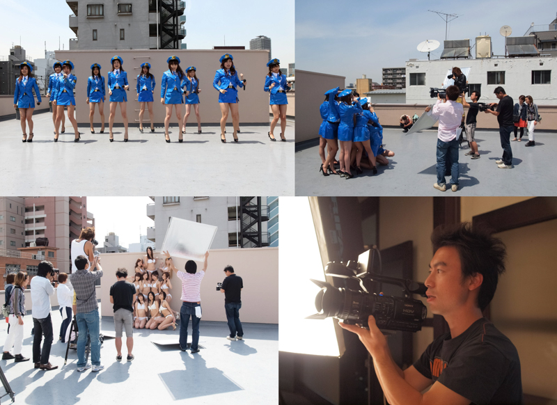 ミニスカポリスのDVD・写真撮影（2009年）