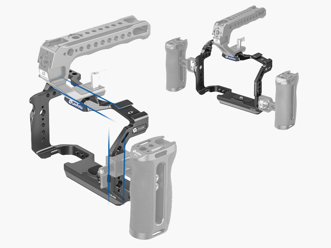 EOS-R6II カメラケージ（Canon EOS R6II）Leofoto