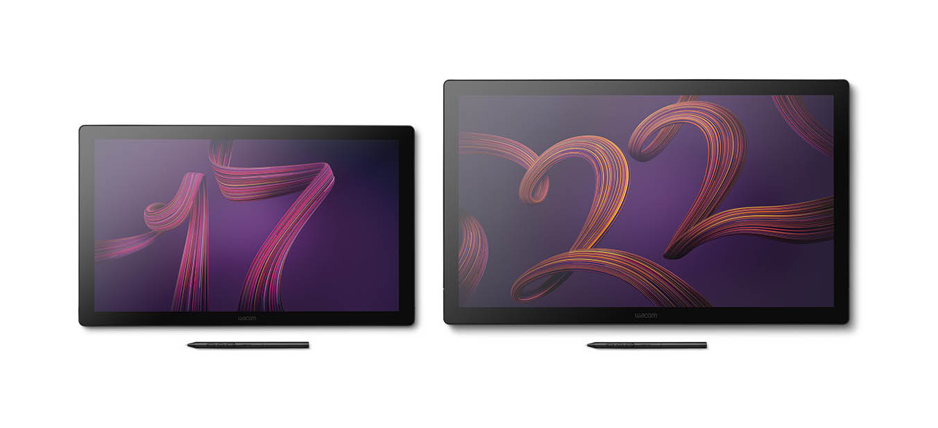 左からWacom Cintiq Pro 17、Wacom Cintiq Pro 22