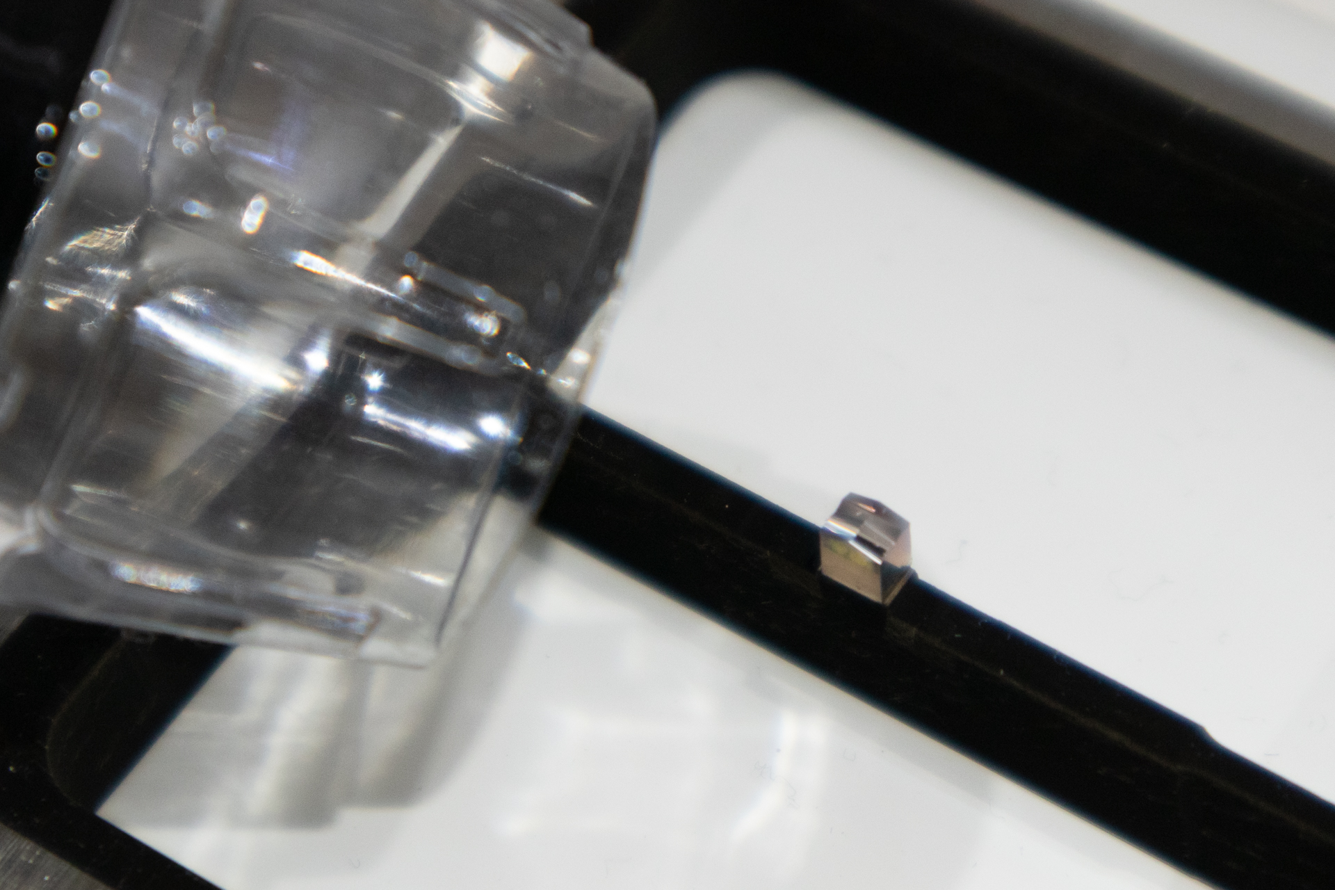 実際の光分割ミラー