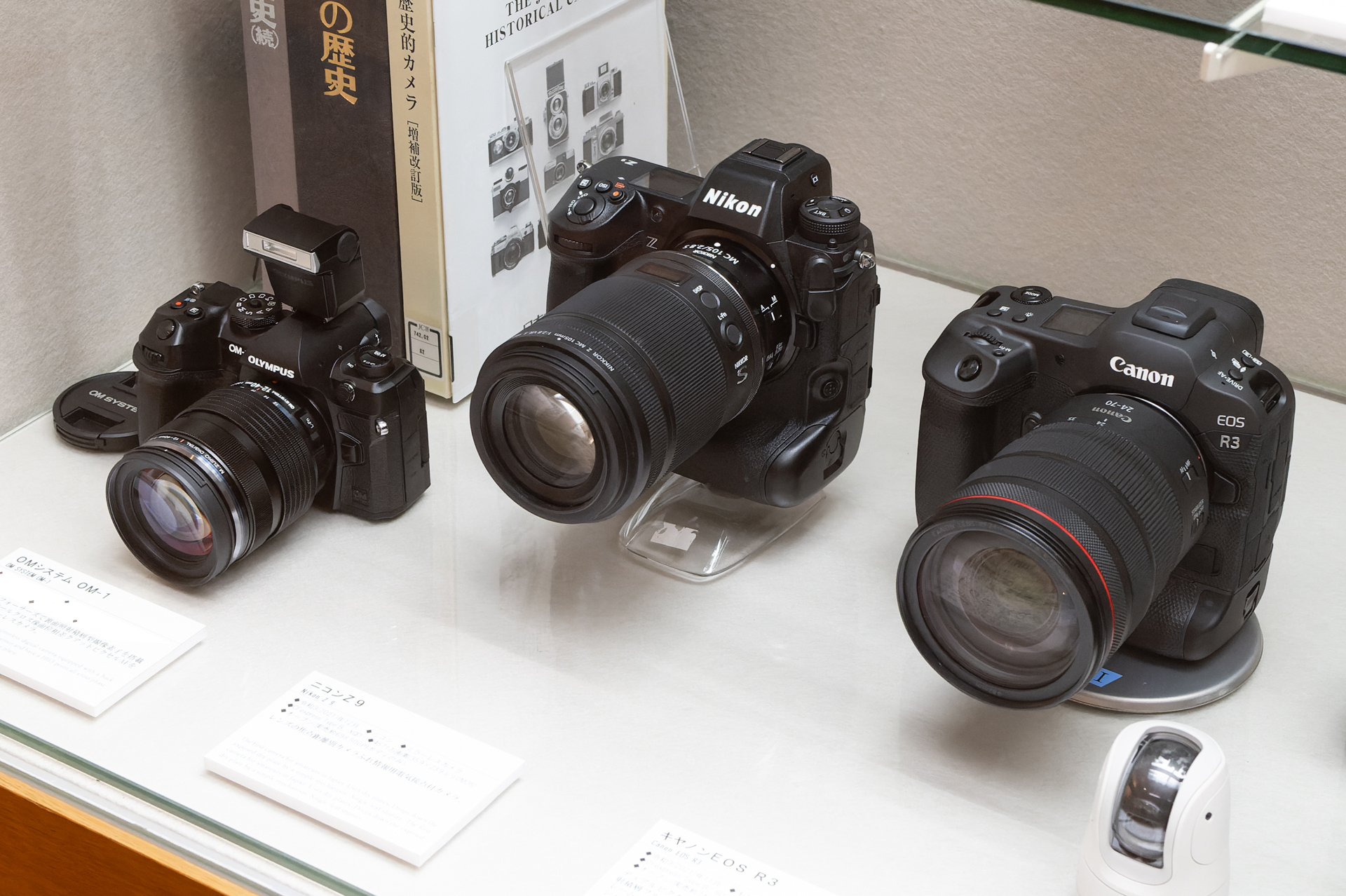 OM SYSTEM OM-1、ニコン Z 9、キヤノンEOS R3。2021年・2022年の選定機種より