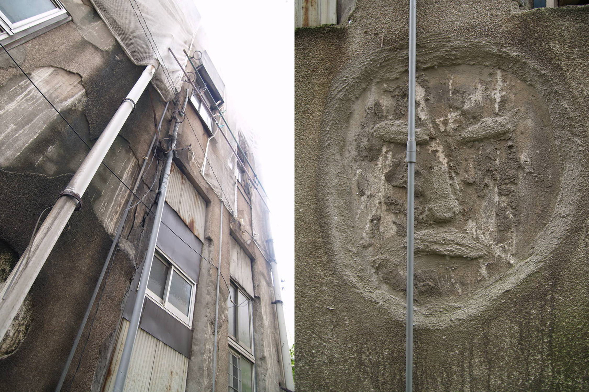 薄汚れてヒビの入った外壁。俗に言う「焼けビル」、平成の世まで残った希有な例だ