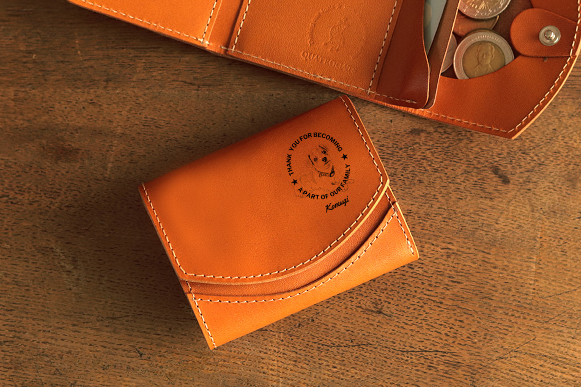 小さいふ。ペケーニョ　オリジナル犬ロゴ