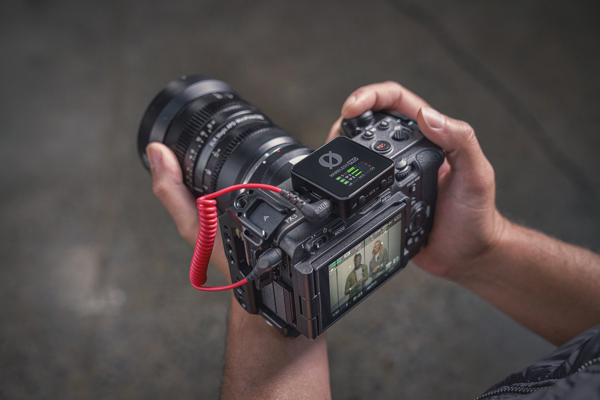 RODE「ワイヤレスプロ」使用イメージ