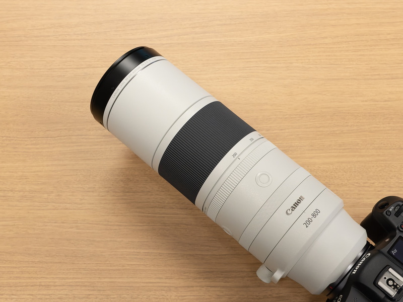 お値下げ！Canon望遠レンズ キヤノン、世界初の望遠端800mmズームレンズ「RF200-800mm F6.3