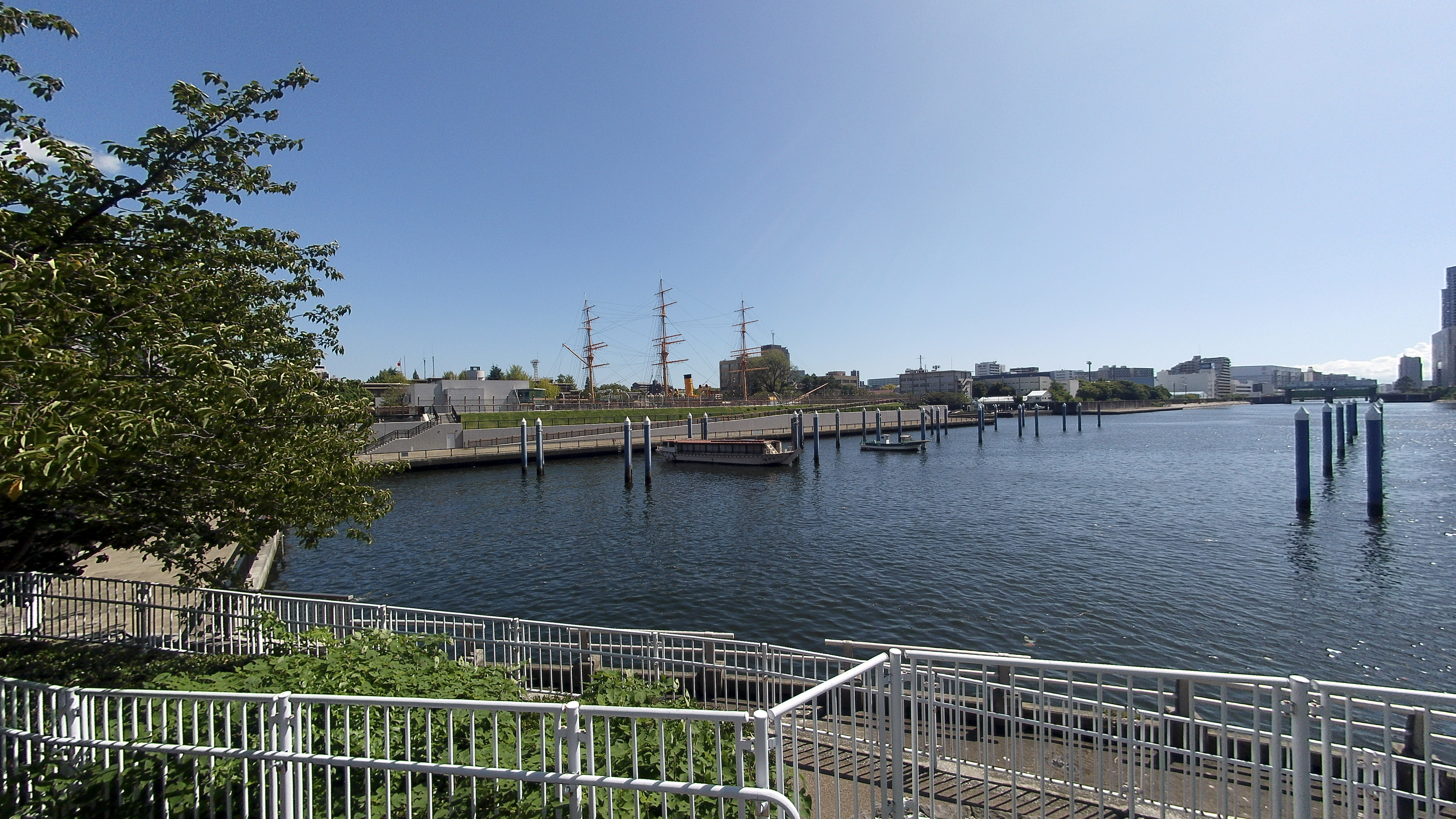 ワンショットで撮影した風景。パキッとした映りで鮮明