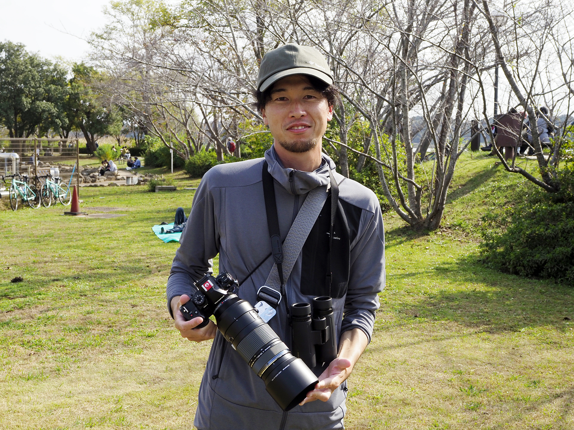 体験撮影会「OM-1 野鳥撮影のコツ」で講師を務めた菅原貴徳氏