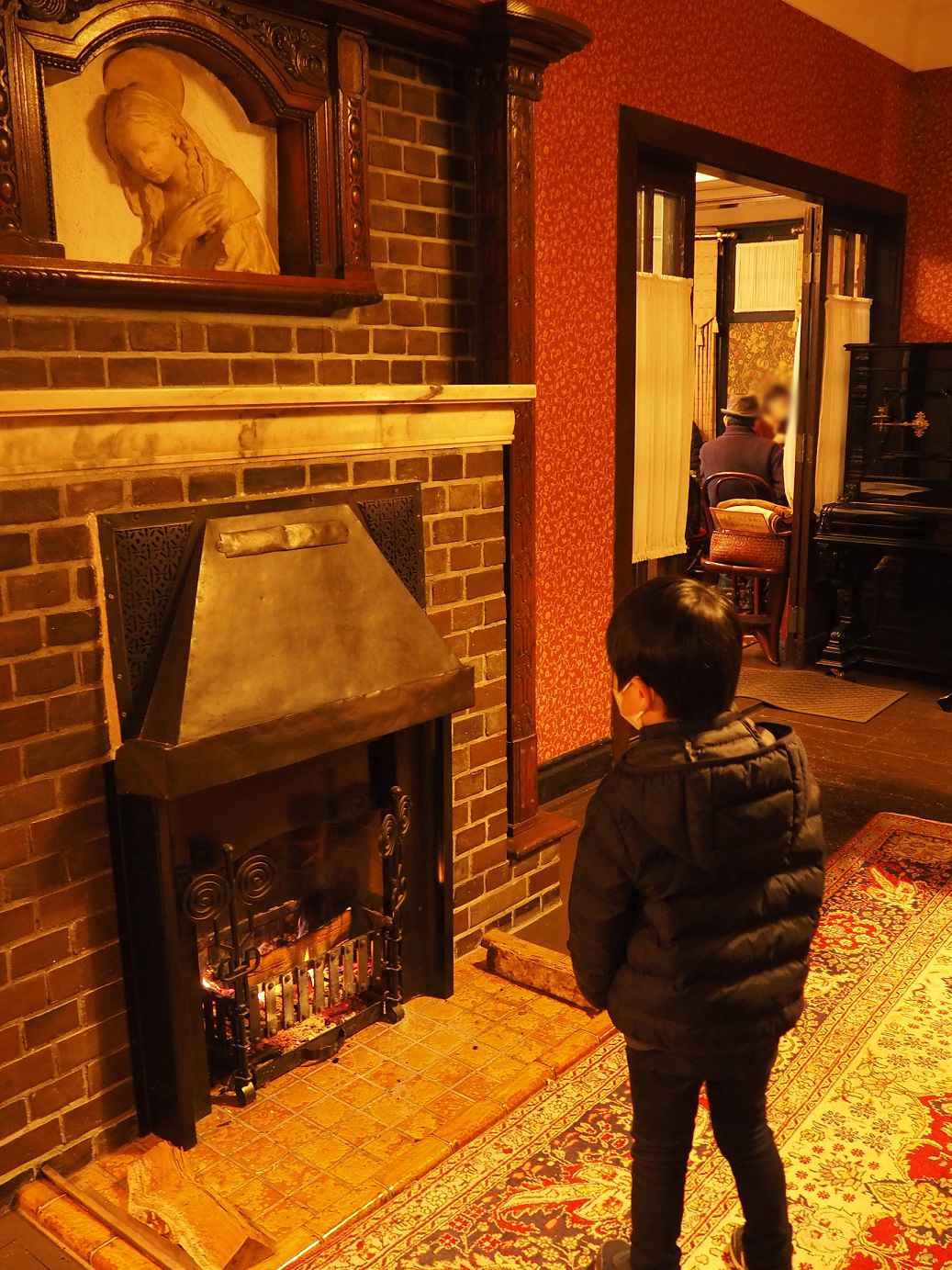デ・ラランデ邸の暖炉