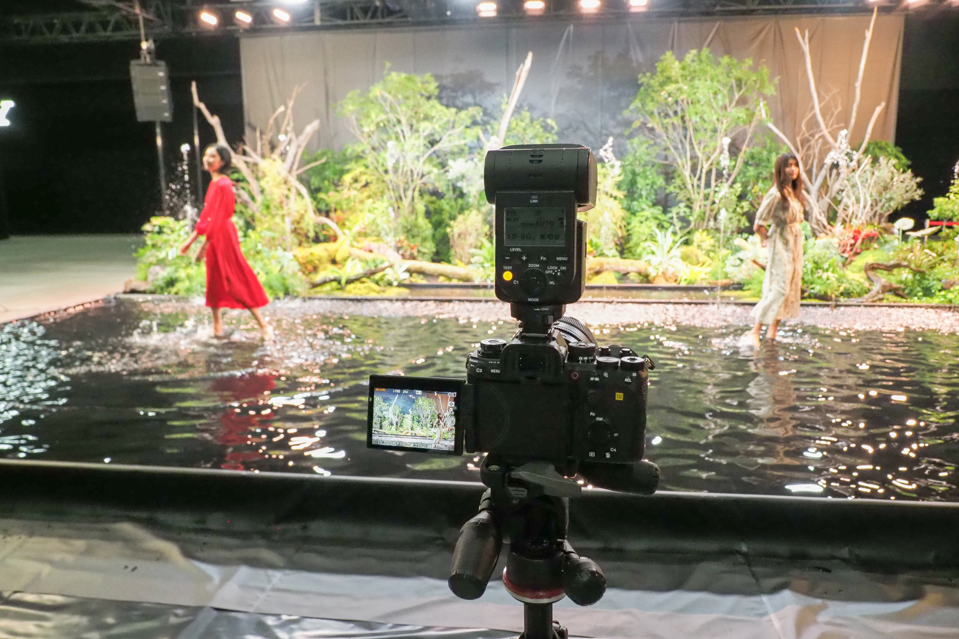 モデル撮影コーナー