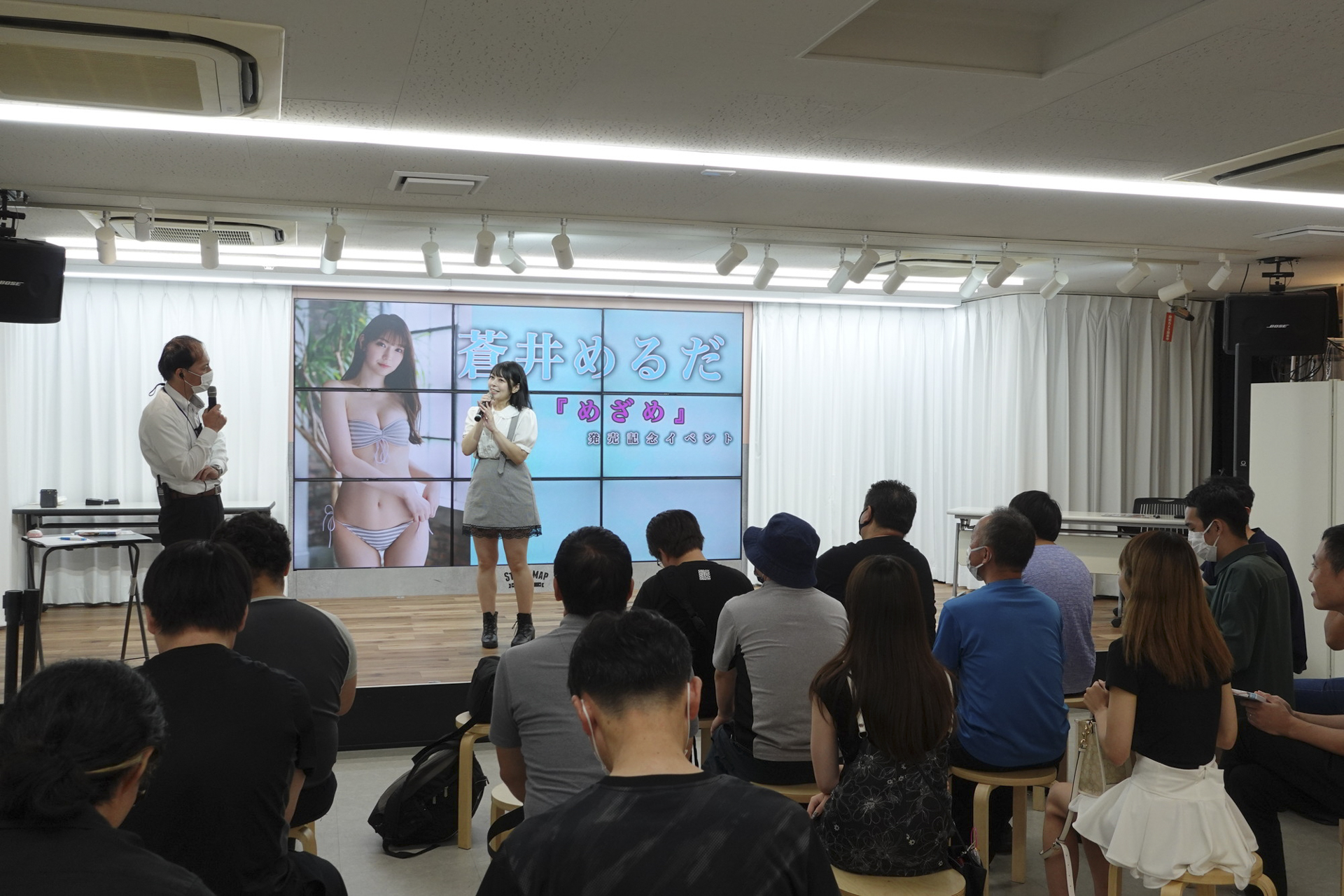 一岡美羽ちゃんも壇上でコメントをしてイベントを盛り上げてくれた