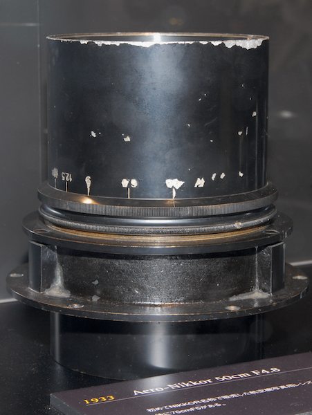 初めて販売した航空写真用レンズ「Aero-Nikkor50cm F4.8」