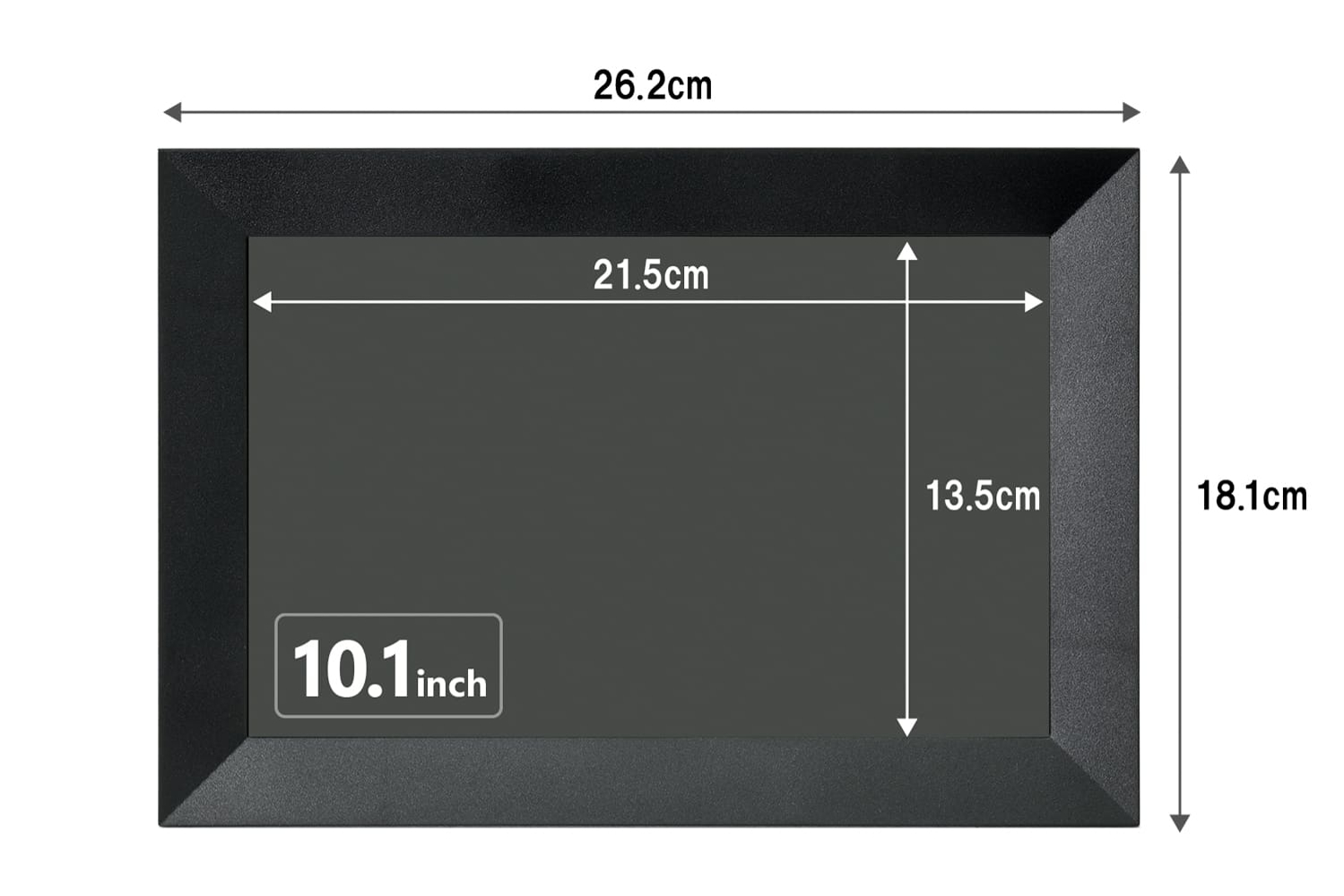 モニターサイズと画面サイズ
