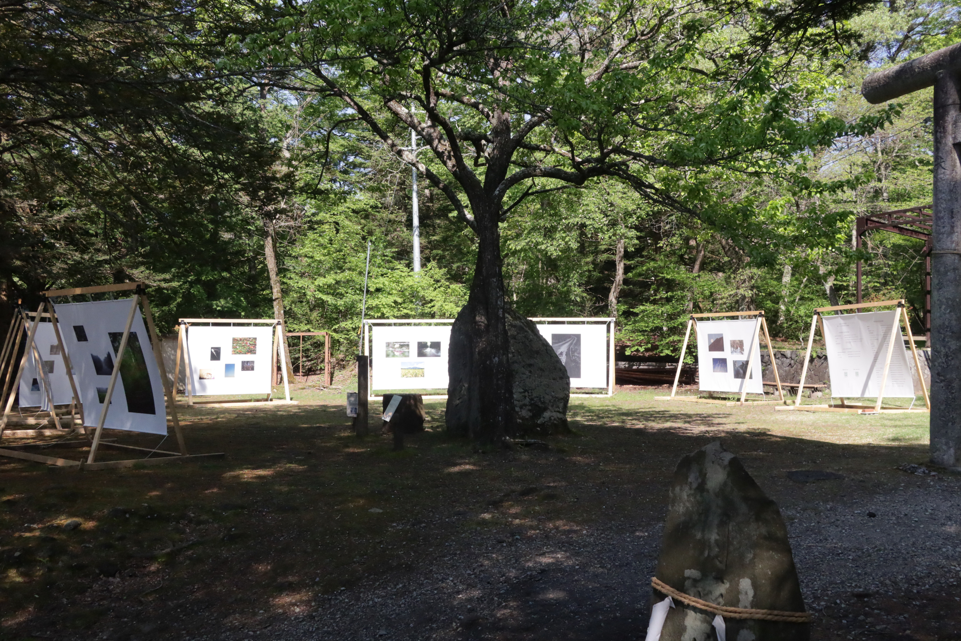 軽井沢フォトフェスト2023の展示風景