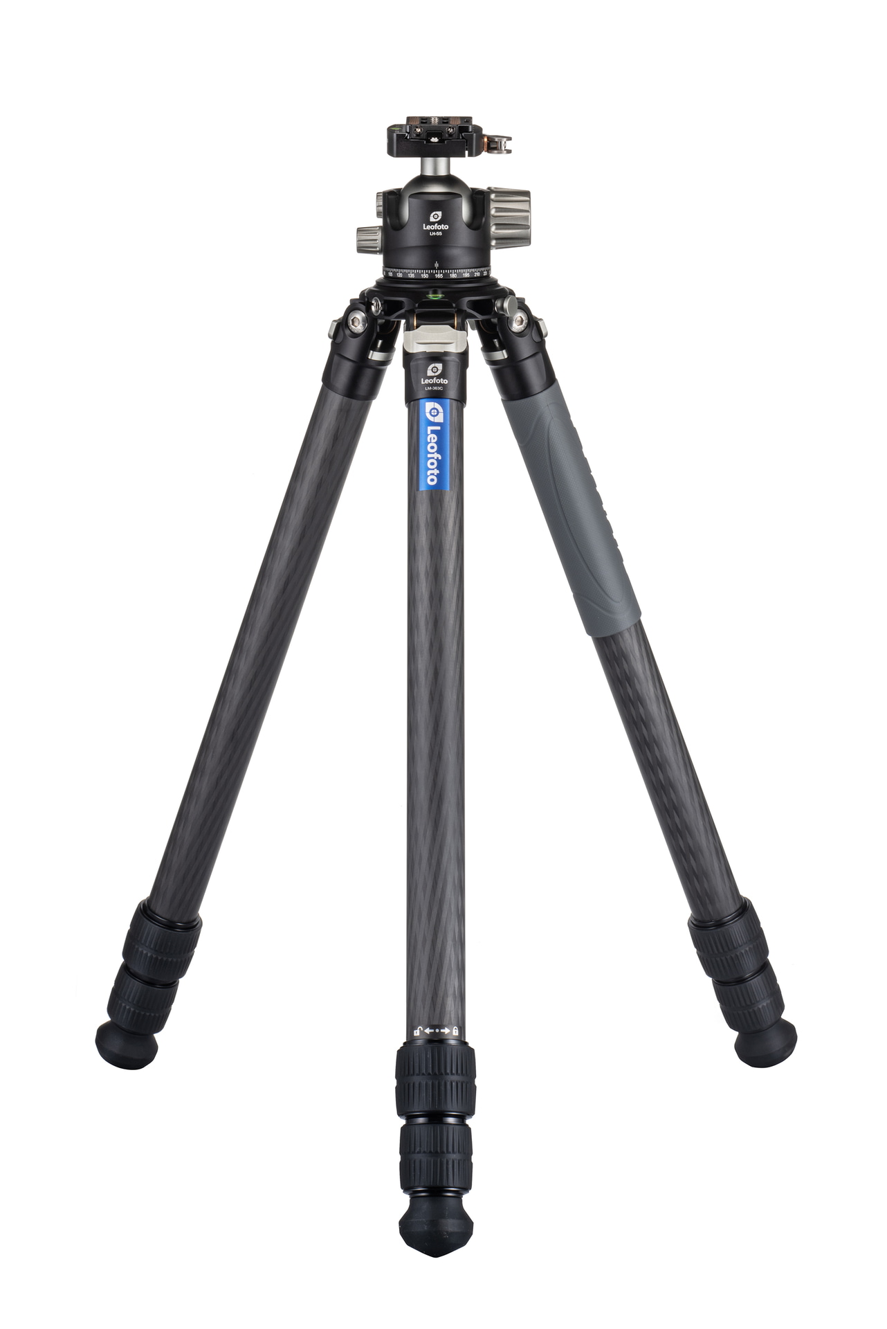 <span class="fnt-110"><b>「LM-363C+LH-55+LR-50」</b></span><br><span class="fnt-110"><b>LM-363C</b></span><br>価格：10万4,500円（税込）／全伸長：1,350mm／最低高：95mm／収納高：595mm／段数：3段／最大脚径：36mm／耐荷重：35kg／質量：1,850g<br><span class="fnt-110"><b>LH-55</b></span><br>価格：5万5,000円（税込）／高さ：98mm／ベース径：72mm／耐荷重：25kg／質量：867g<br><span class="fnt-110"><b>LR-50</b></span><br>価格：1万5,840円（税込）／幅：50mm／高さ：22mm／長さ：61mm／質量：131g