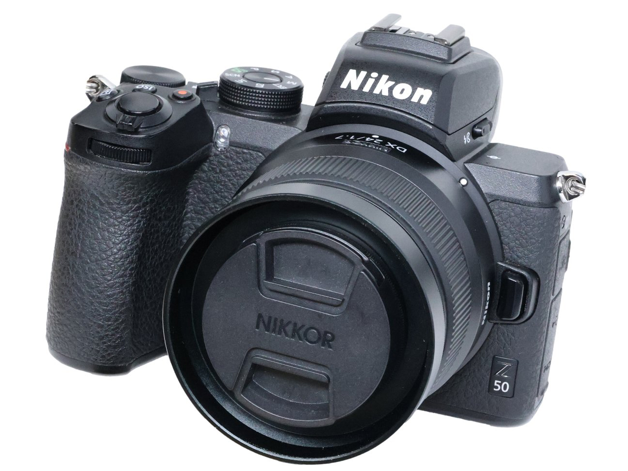 46mmのフィルターとレンズキャップも使用可能