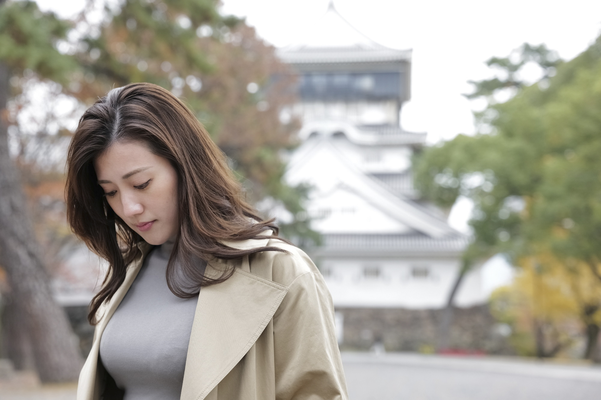 ライカSL2-S／ライカ バリオ・エルマリートSL f2.8/24-70mm ASPH. 使用。小倉城の前にて