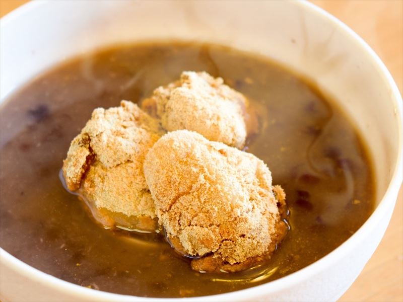 桔梗信玄餅入りおしるこ：500円