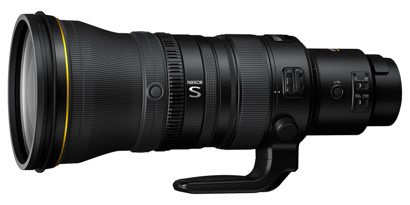 NIKKOR Z 400mm f/2.8 TC VR S。1.4倍のテレコンバータを内蔵