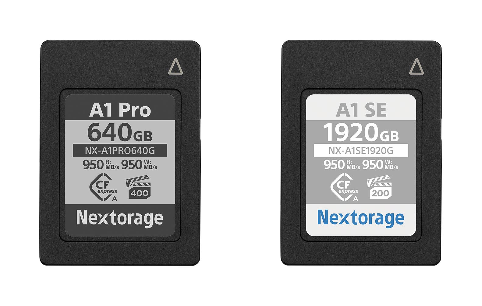 左からNX-A1PRO640G、NX-A1SE1920G