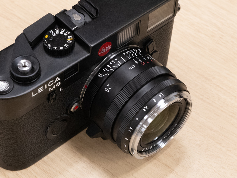 ライカM用の広角大口径レンズ「NOKTON Vintage Line 28mm F1.5