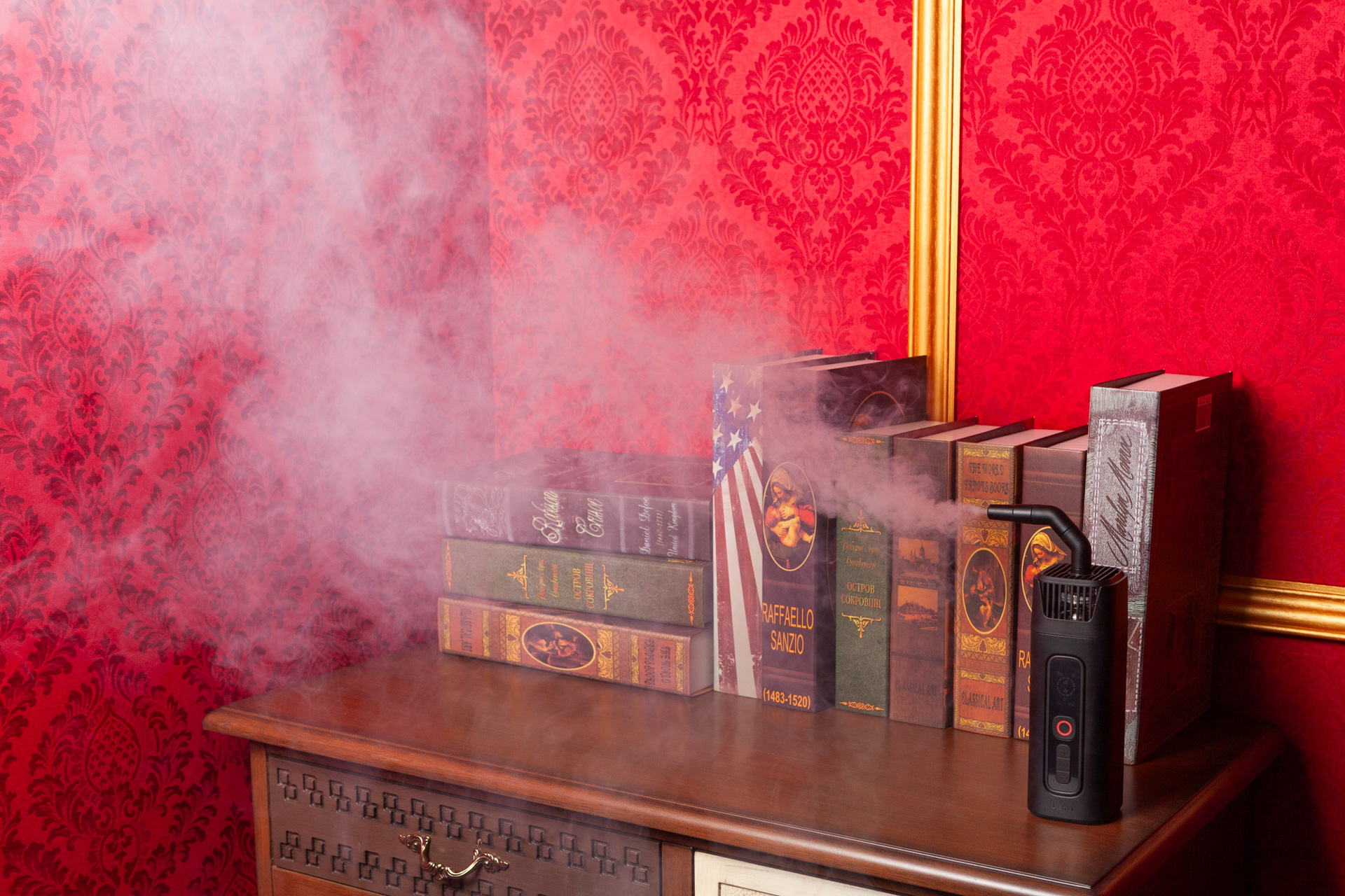 フォグ量、風量とも最大で吐出したとろ