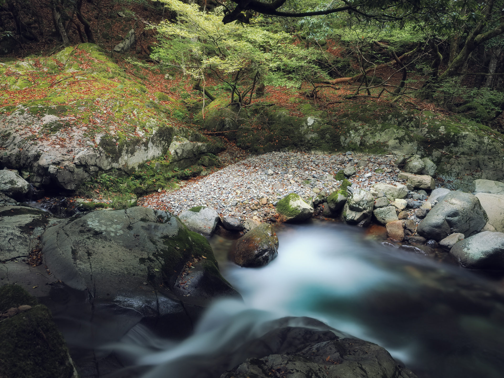 撮影：藤原嘉騎<br><span class="fnt-85">OM-1 Mark II／M.ZUIKO DIGITAL ED 8-25mm F4.0 PRO／15mm（30mm相当）／マニュアル露出（25秒、F8.0）／ISO 800／ライブND（ND128）</span>
