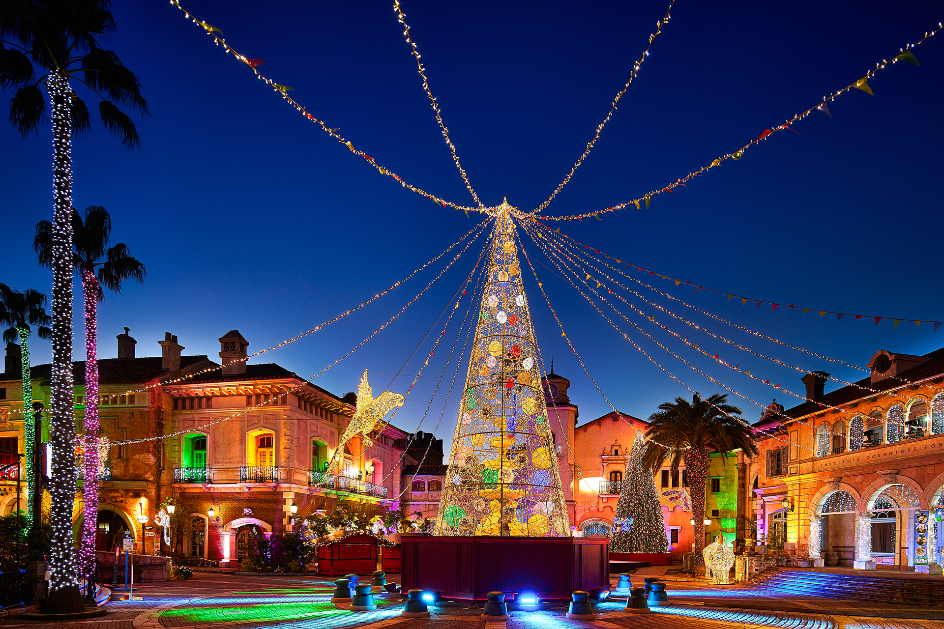 高さ16m越えの巨大クリスマスツリー