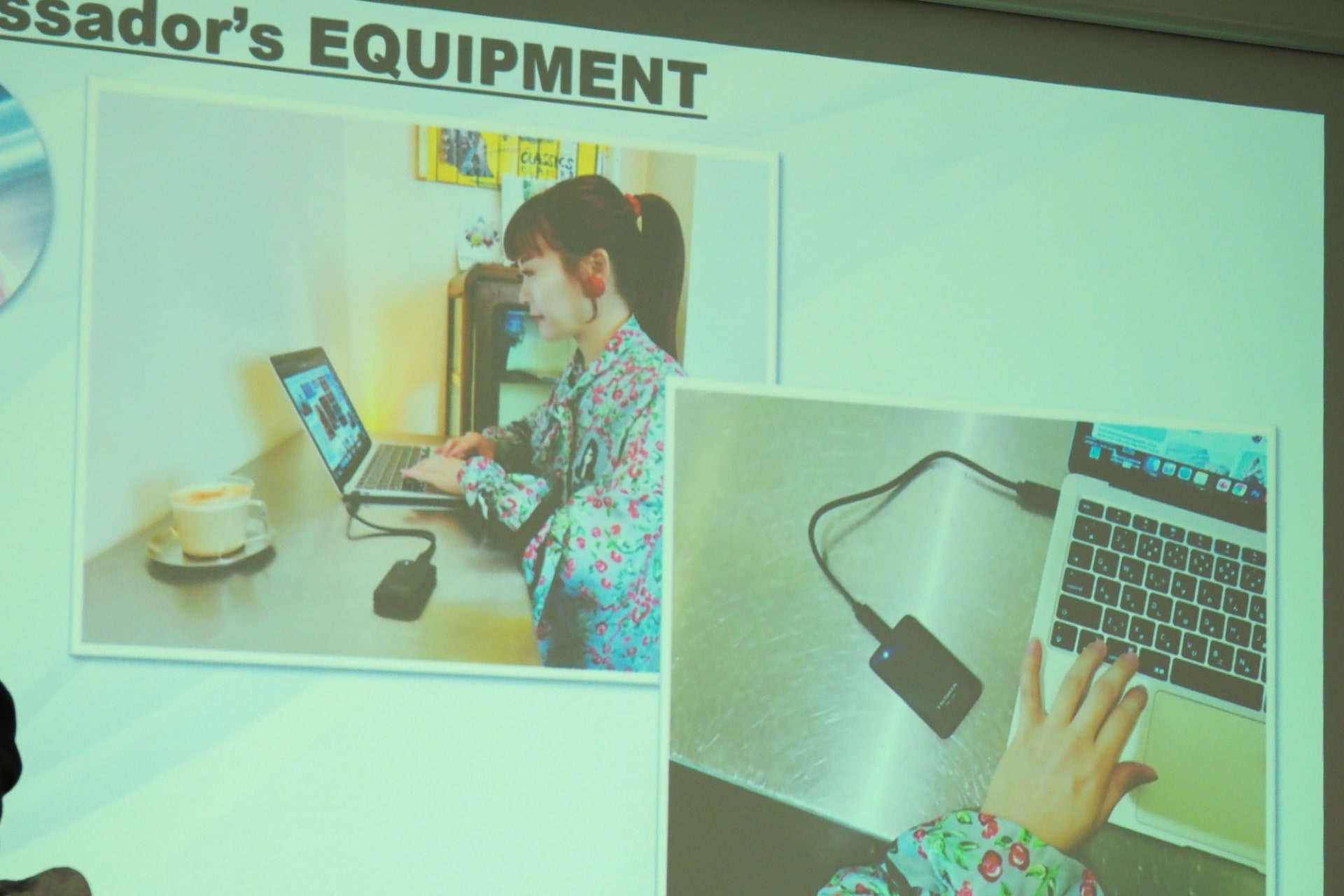 イリエナナコ氏のポータブルSSD活用例