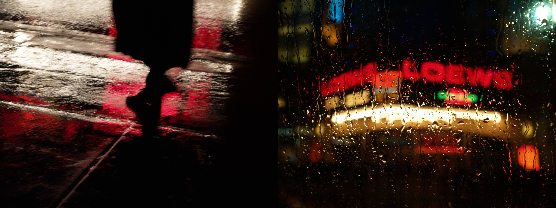 雨が降るニューヨークの夜