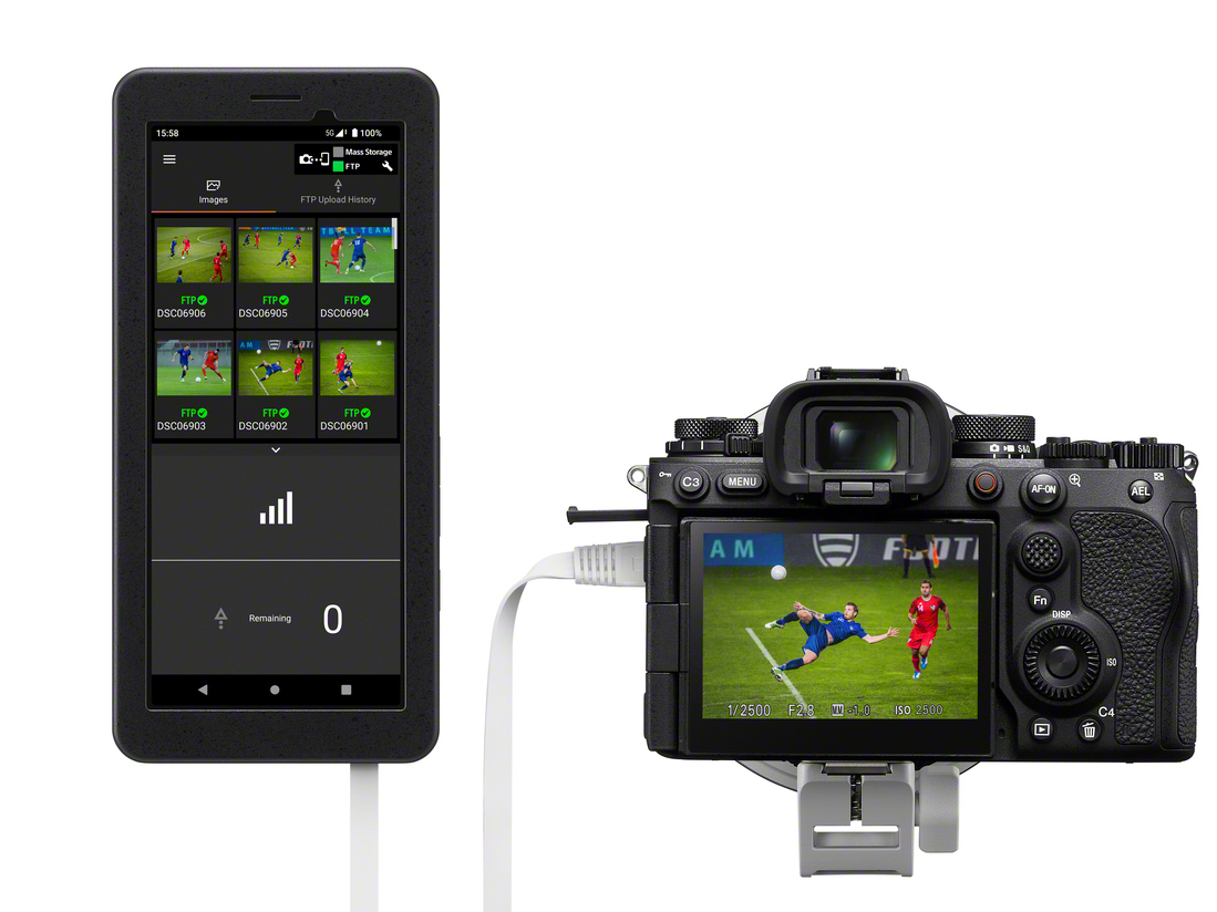 カメラと有線LAN接続