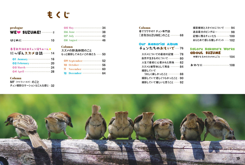 スズメ写真家・中野さとる氏が撮影した10年の記録「にっぽんスズメ日誌