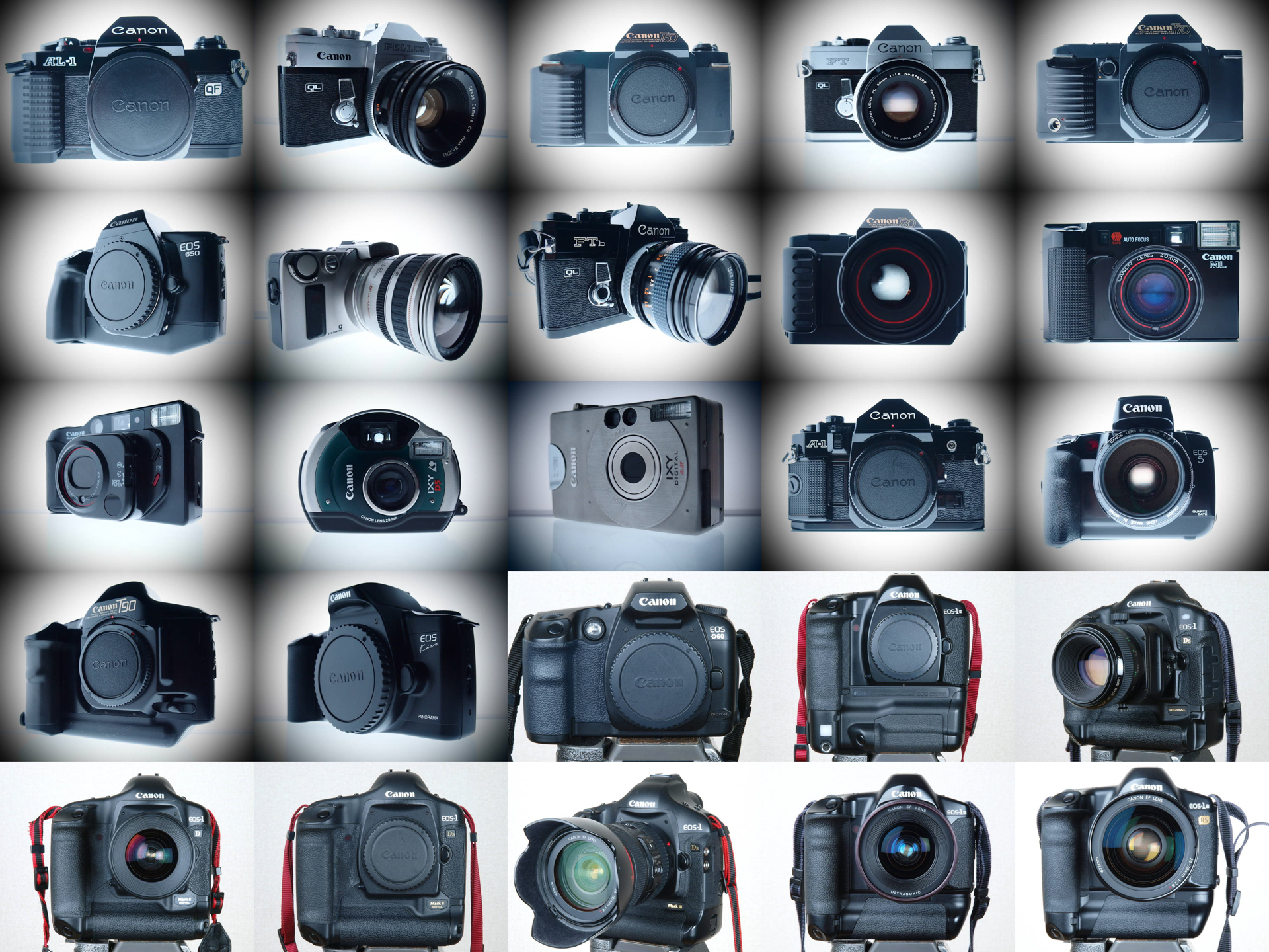 今まで使用してきたキヤノンのフィルムカメラを中心に抜粋