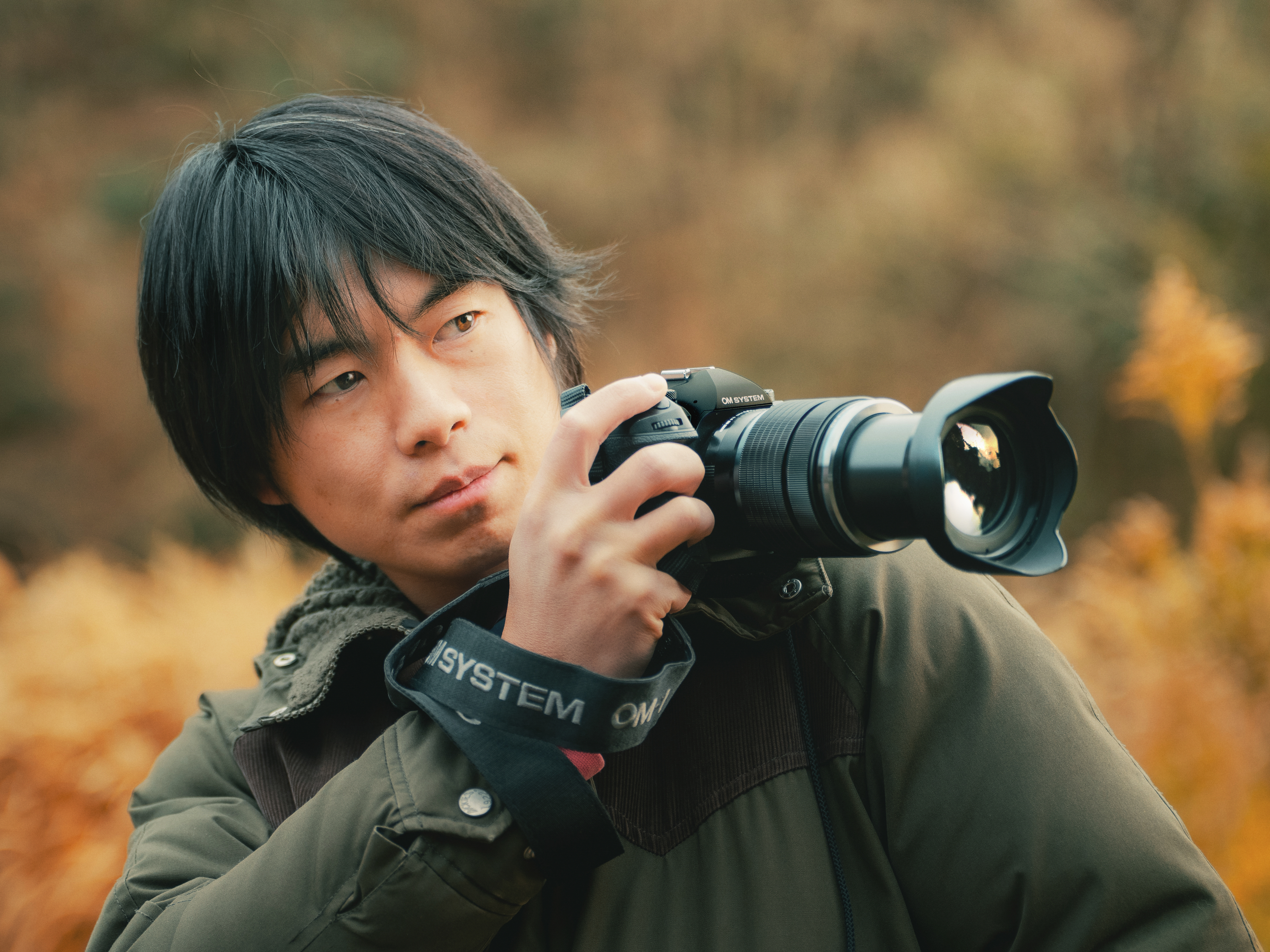 OM-1 Mark IIで撮影する筆者