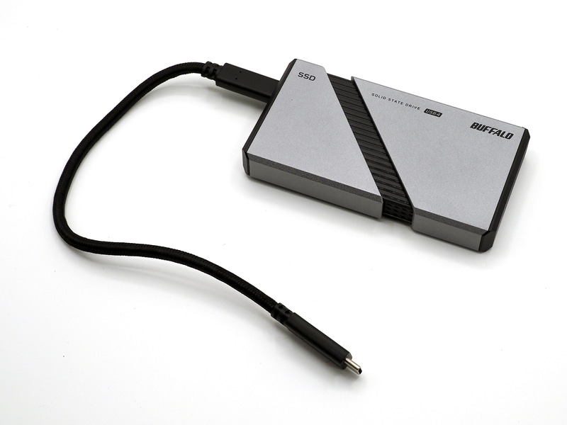 ★新品★BUFFALO ポータブルSSD USB4 2TB バッファロー、USB4（Gen 3×2）対応・リード速度最大約3,800MB/s