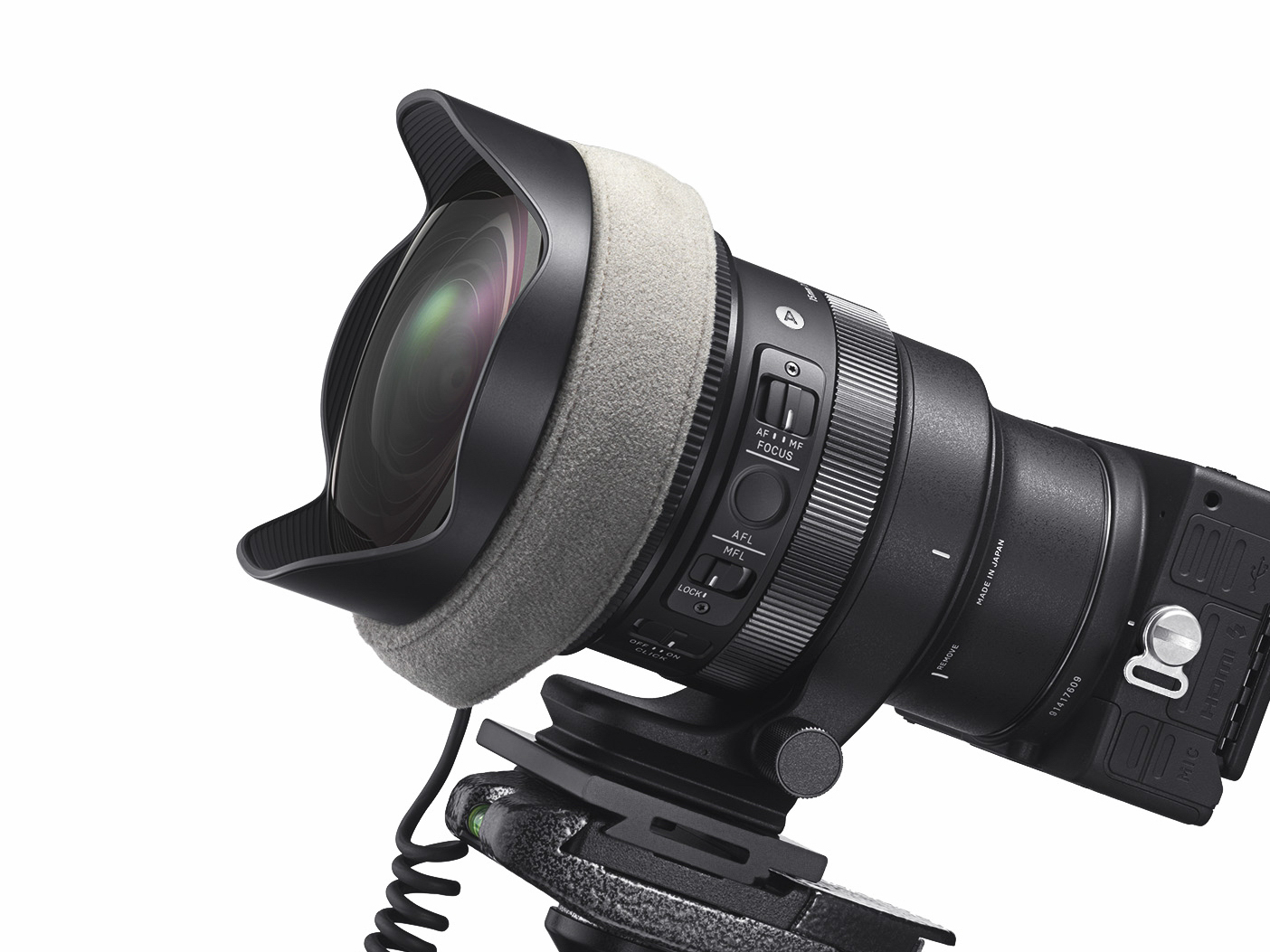 レンズヒーター（別売）の使用イメージ